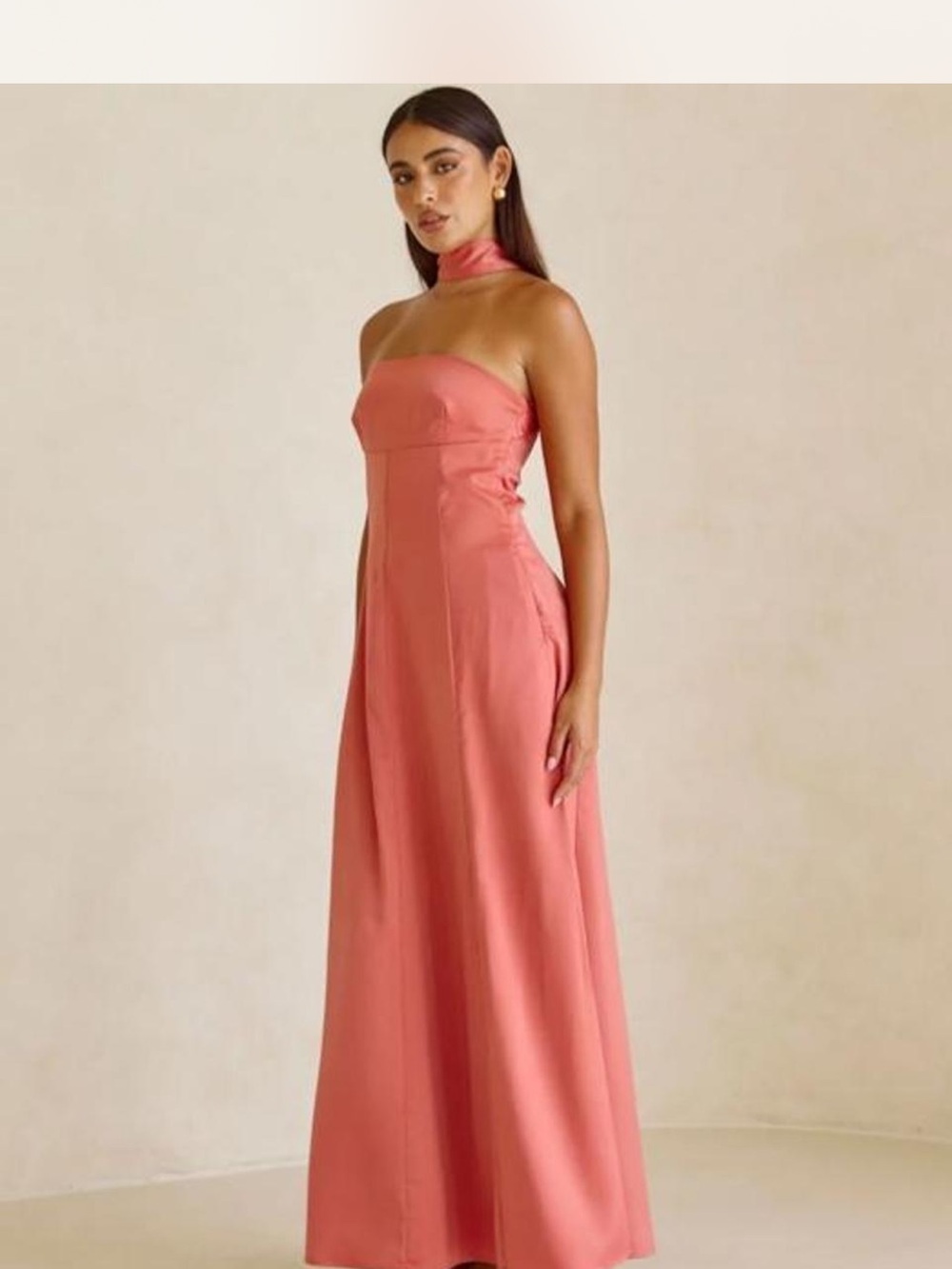 Sabo Skirt Coral Maxi Dress
